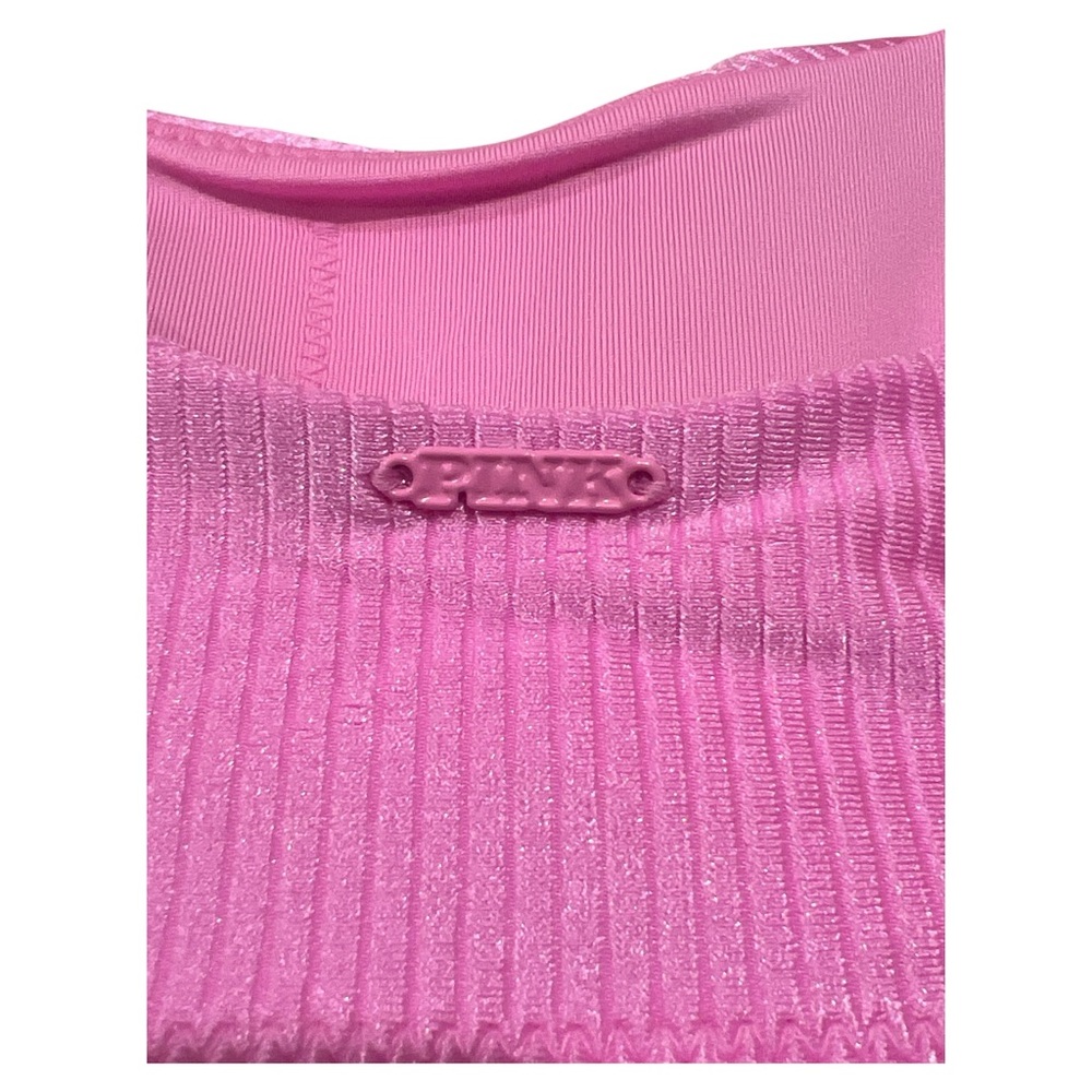 Victoria's Secret Pink The Wave‎ Bikini Top Pullover Lola Pink Color, Size M - Picture 7 of 8